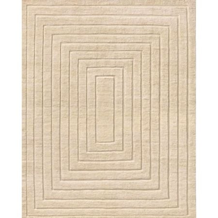 New Handmade Burbur Knotted Wool Rug